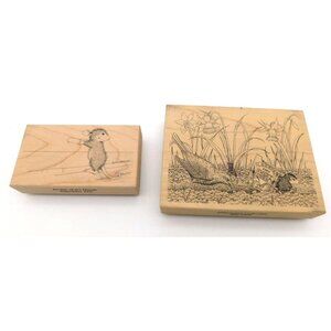 2 Stampa Rosa House Mouse Designs Rubber Stampers Sweet Corn Chalky Fingers